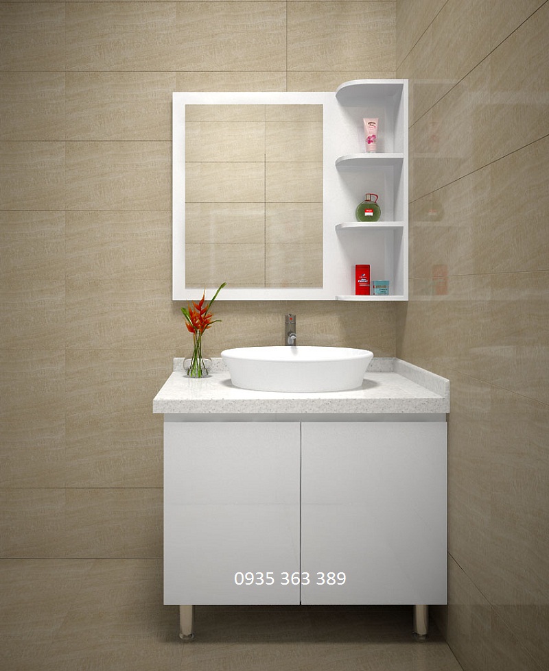 Giật mình với những thiết kế tủ lavabo chỉ với 70 cm